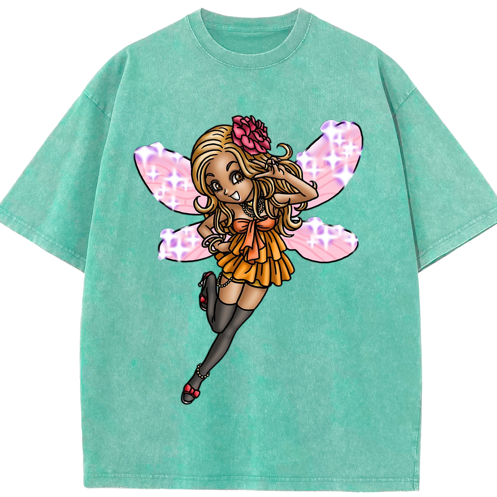 （画像用） ドラゴンクエスト Doragon Kuesuto Dragon Quest 綿100% ヴィンテージ風 半袖Tシャツ（フロントプリント）